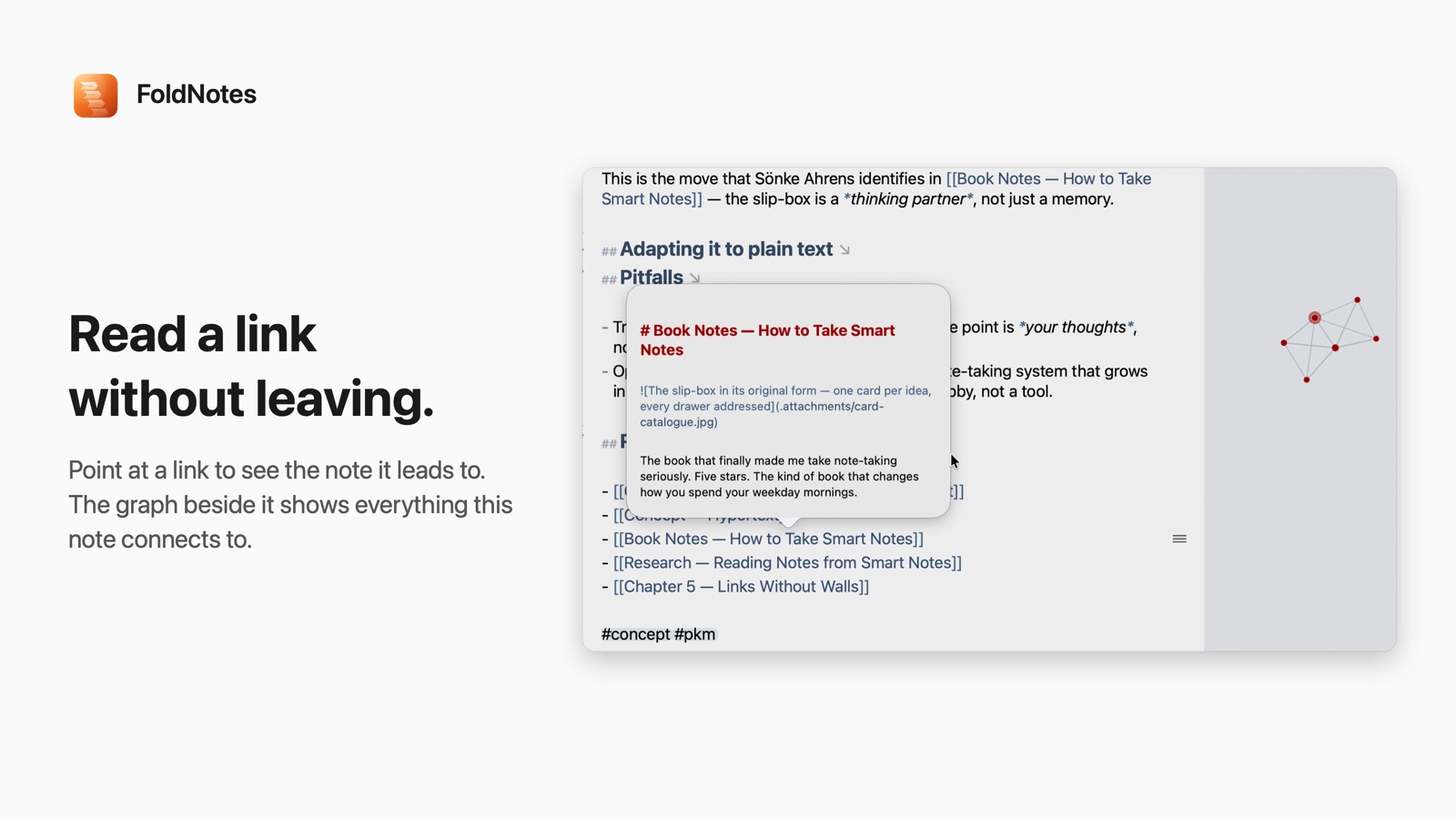 Read a link without leaving